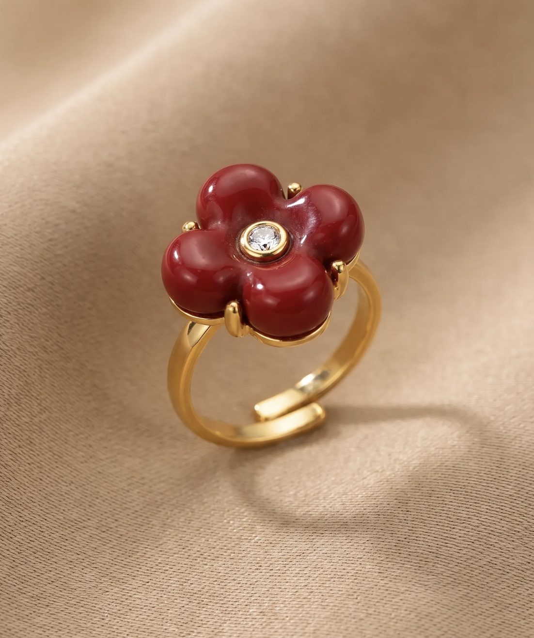 Bague Belluno Bordeaux