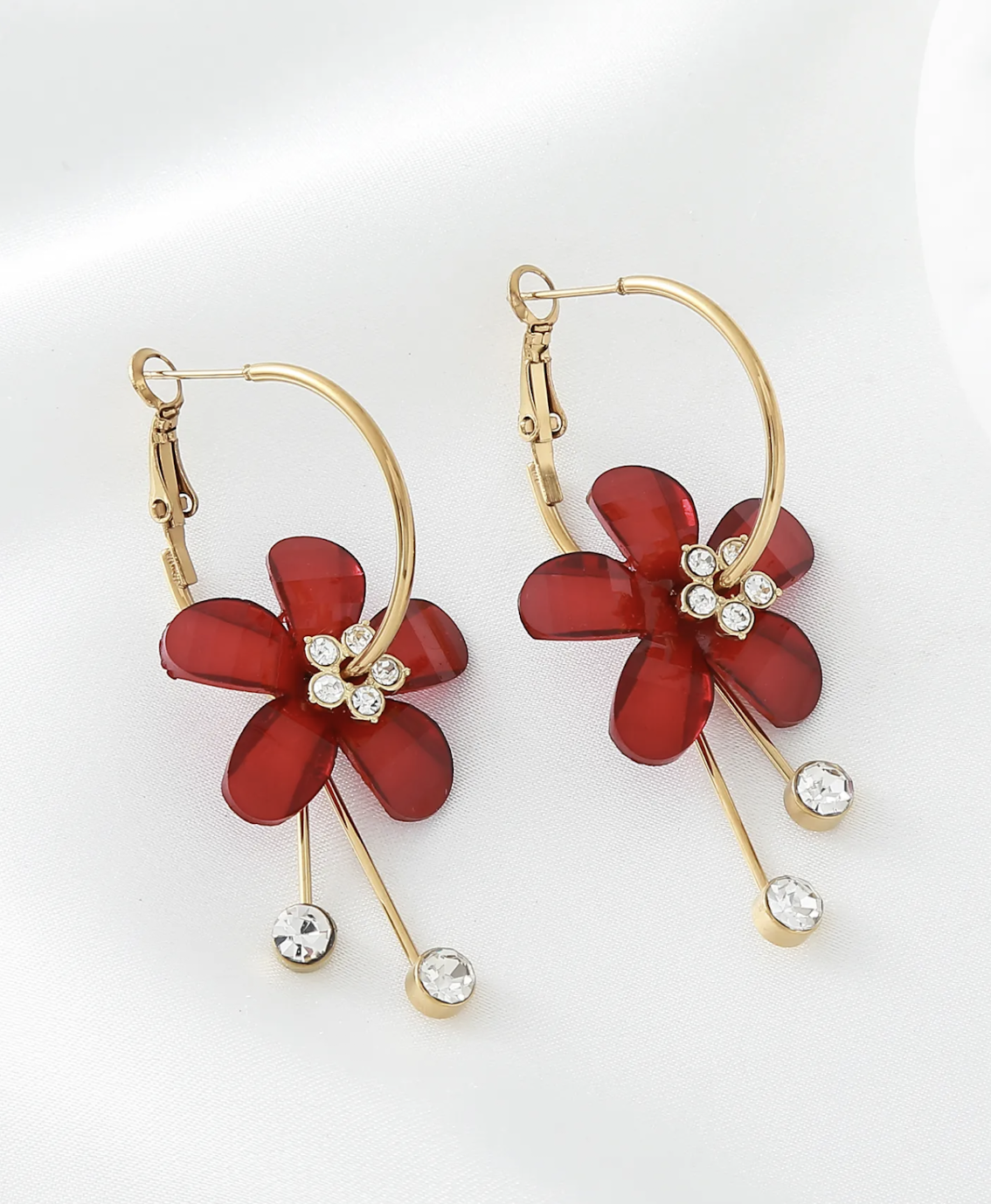 Boucles Alba Rouge
