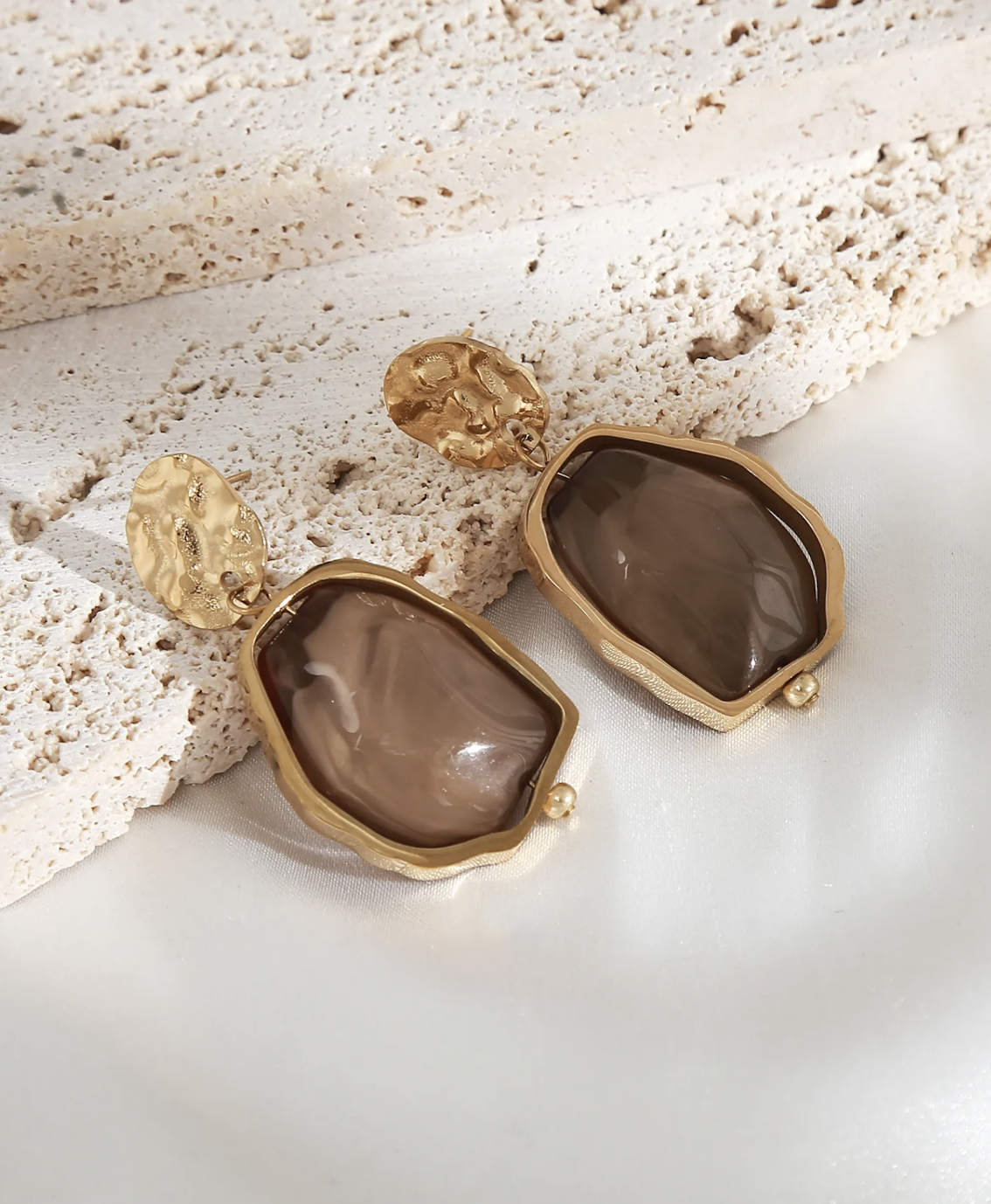 Boucles Novara Marron
