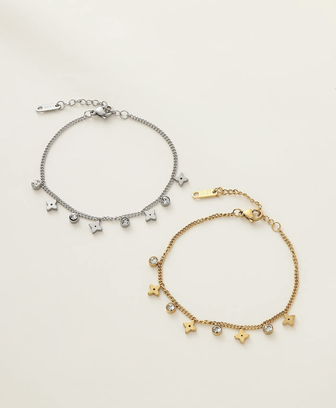 Bracelet Riva - vue des deux finitions