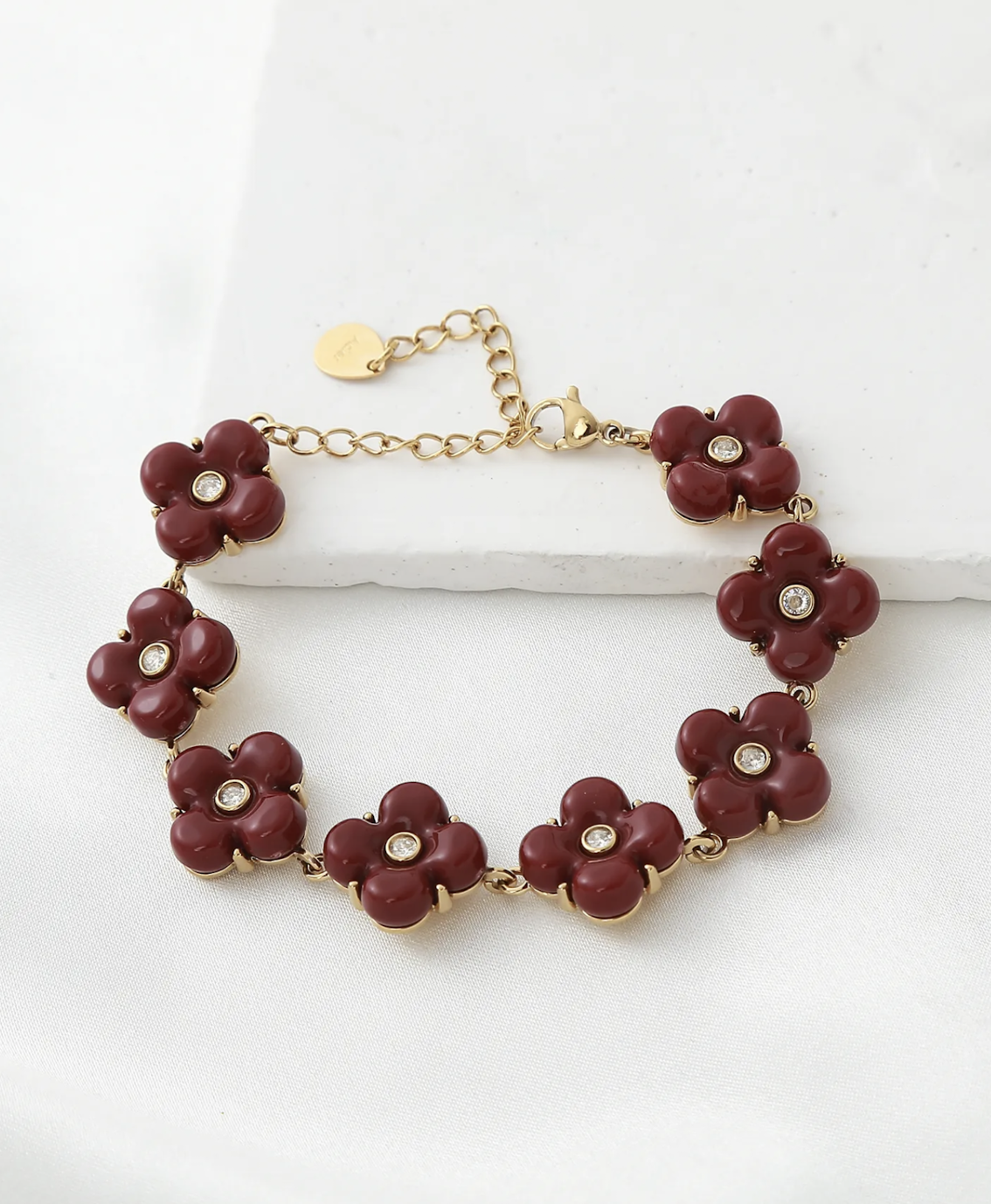 Bracelet Belluno Bordeaux