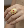 Bague Palermo Rouge
