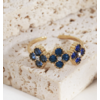 Bague Bari Doré / Bleu