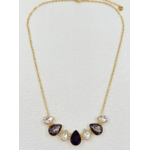 Collier Verona : motif central composé de sept ornements en forme de goutte