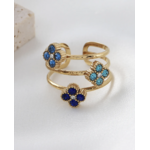 Bague Lecce Doré / Bleu