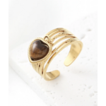 Bague Taormina Marron