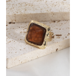 Bague Noto Marron