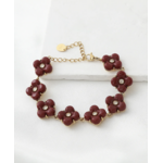 Bracelet Belluno Bordeaux