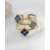 Bague Lecce Doré / Bleu