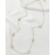 Sautoir Belluno Blanc
