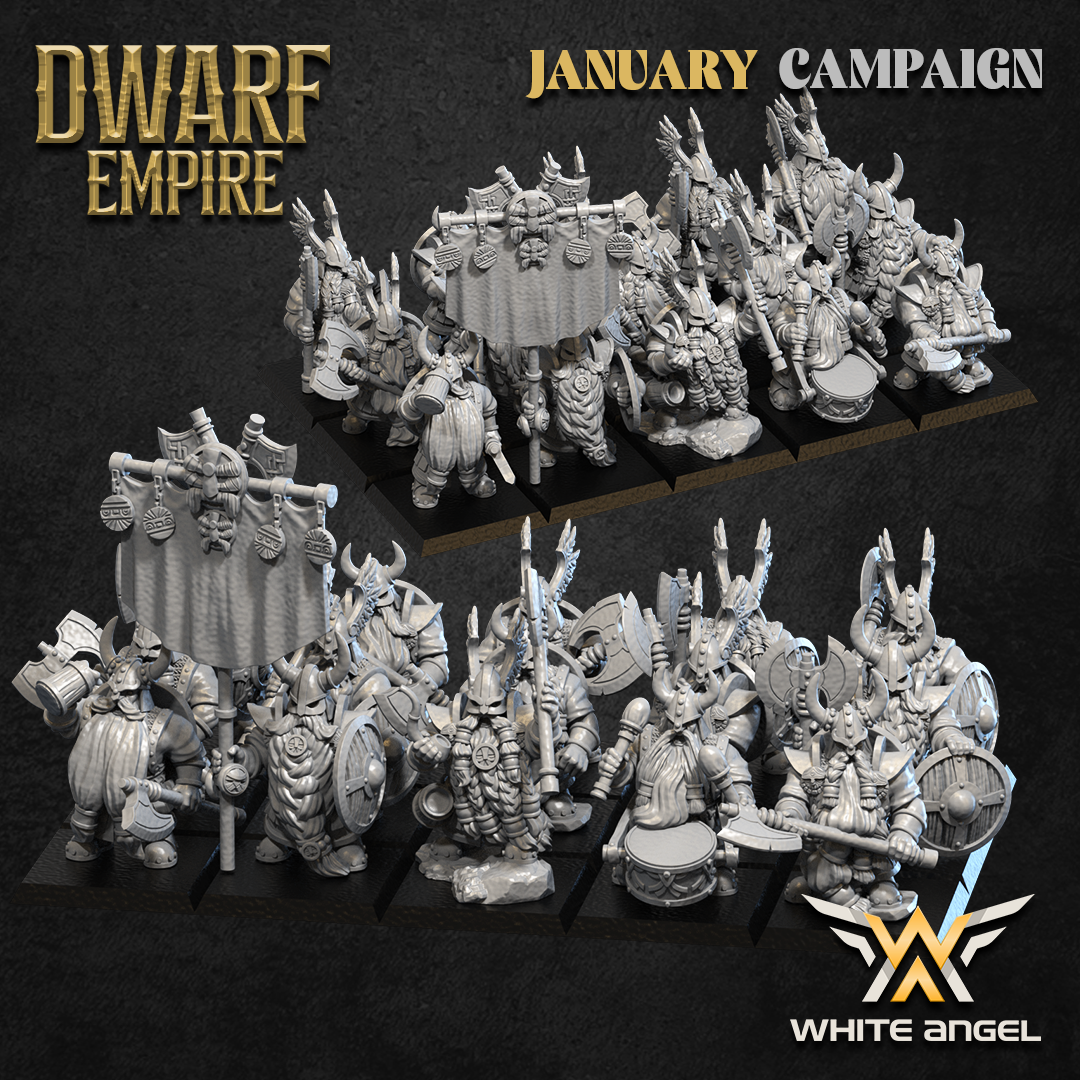 DWARF EMPIRE - MASTER BEARD WARRIOR 3