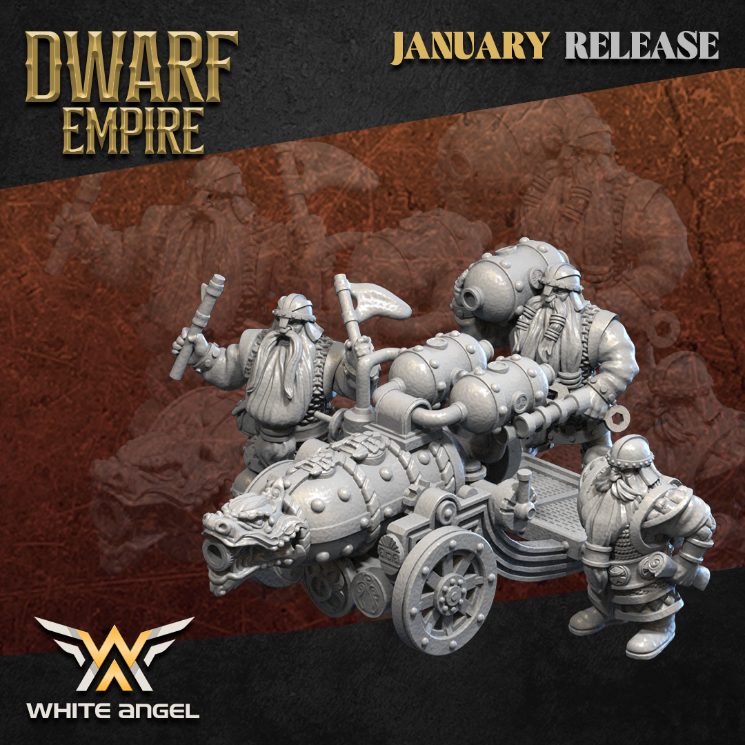 DWARF EMPIRE - DWARF FLAME CANNON 1