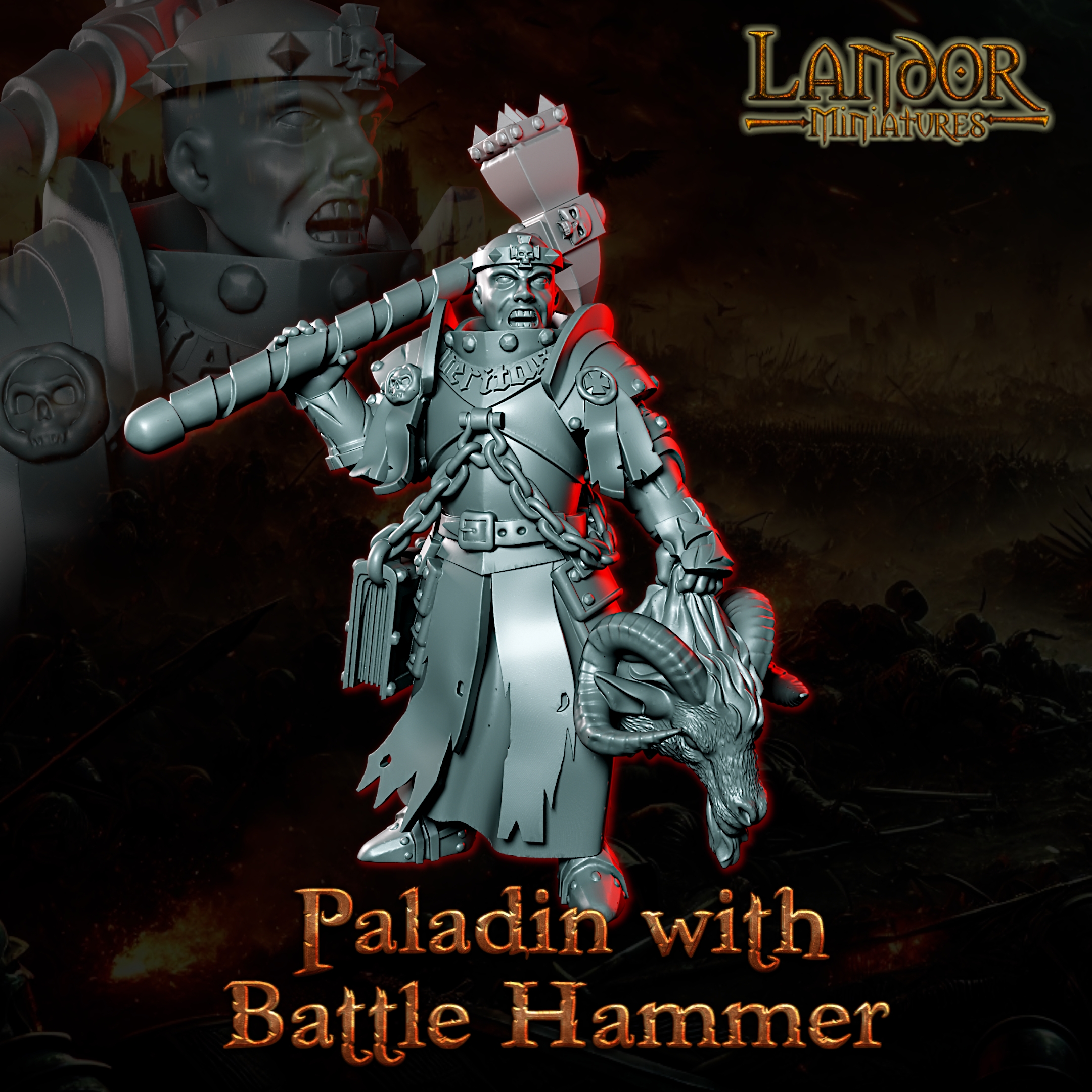 Paladin with Battle Hammer