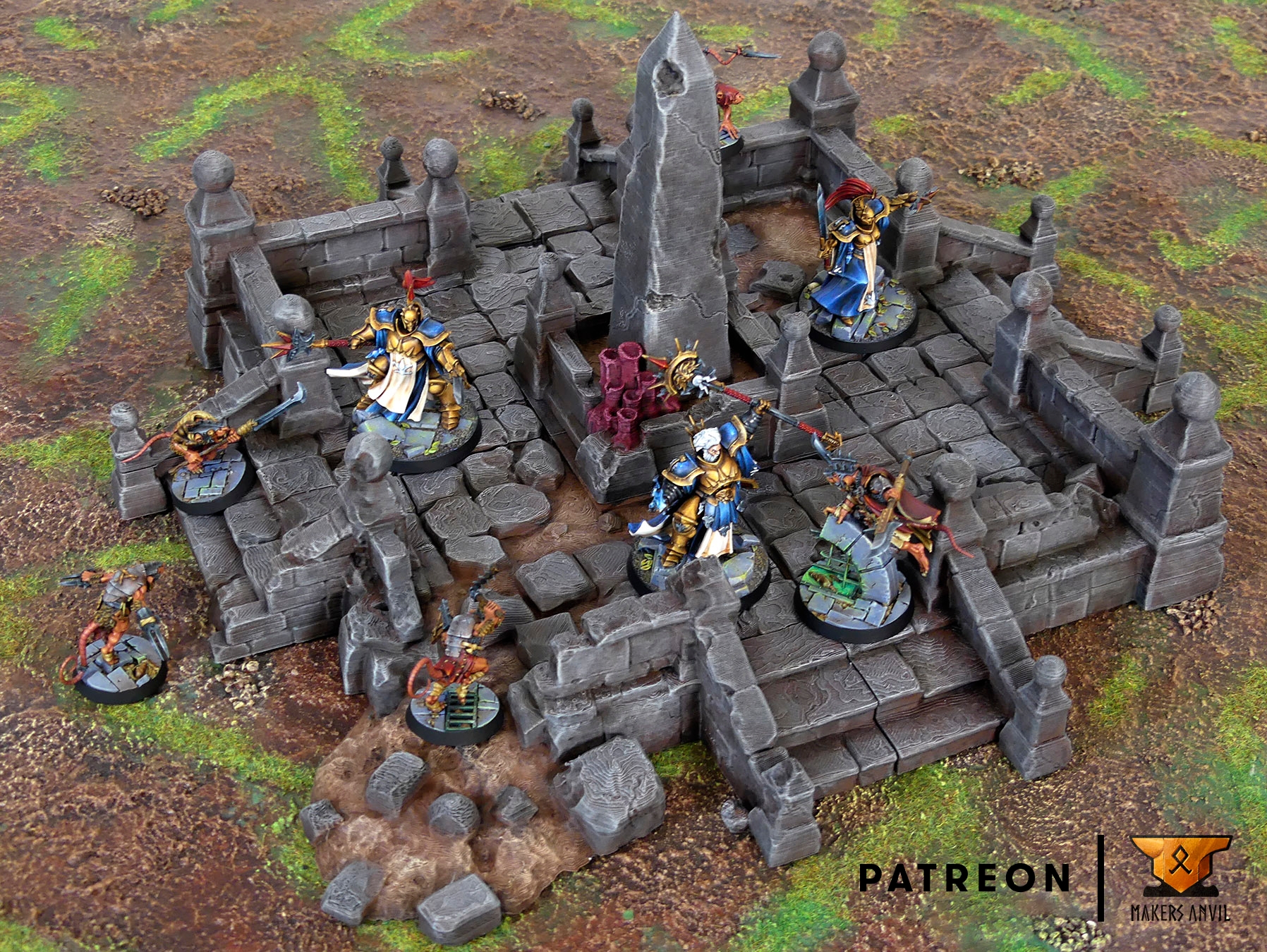 Makers Anvil - City Ruins - Central square - Photo 02