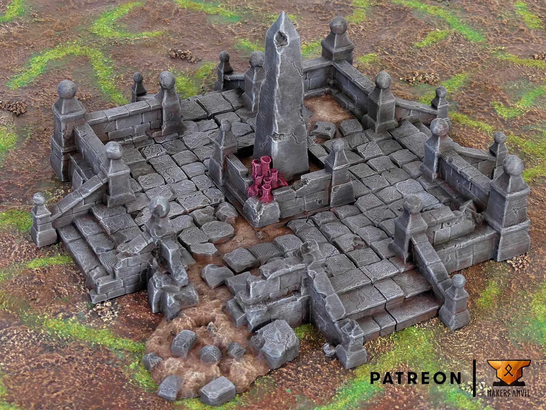 Makers Anvil - City Ruins - Central square - Photo 01