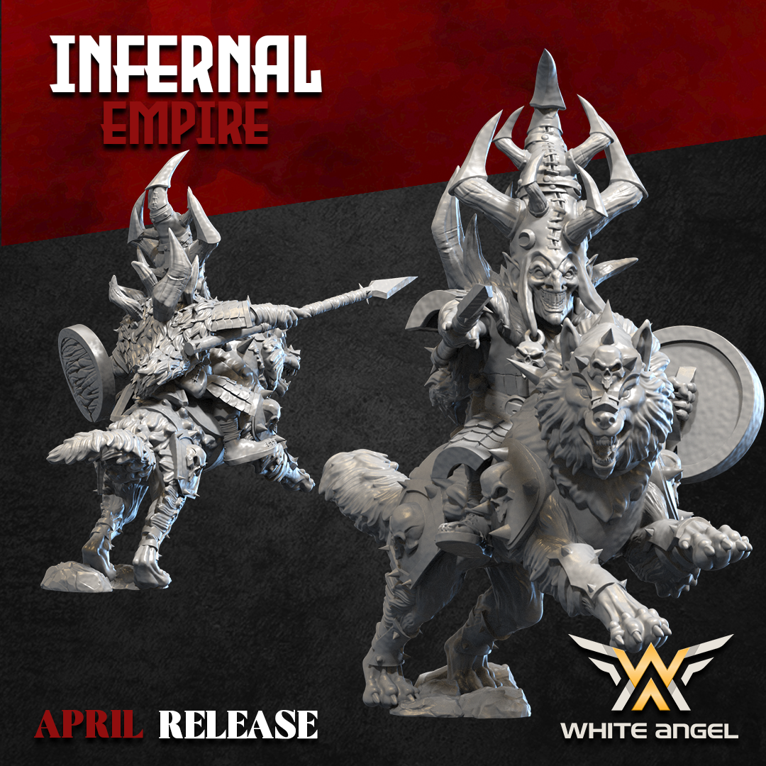 INFERNAL EMPIRE -INFERNAL GOBLIN COMMANDER WOLF 2