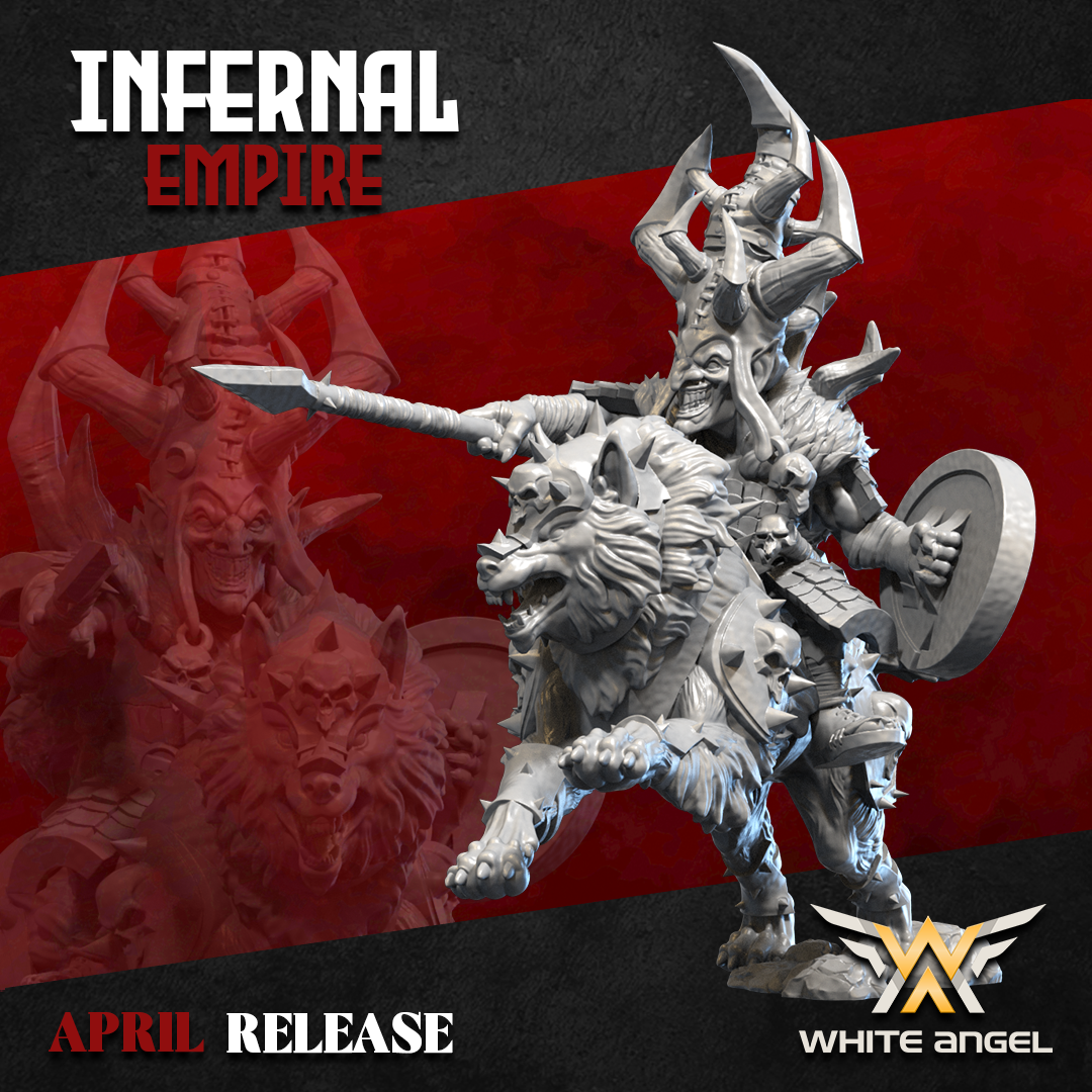 INFERNAL EMPIRE -INFERNAL GOBLIN COMMANDER WOLF 1