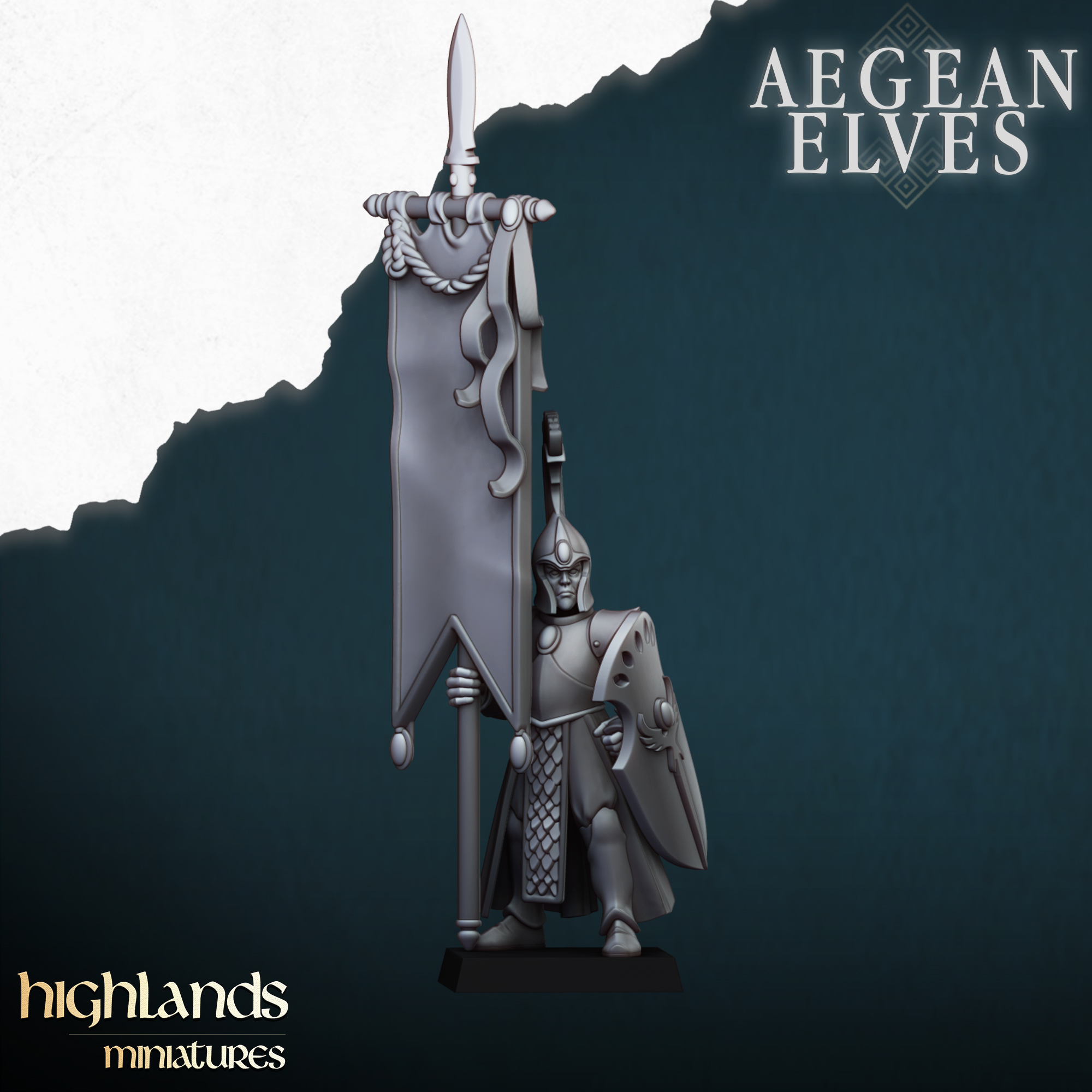 AEGEAN_ELF_SPEARMEN_BANNERMAN