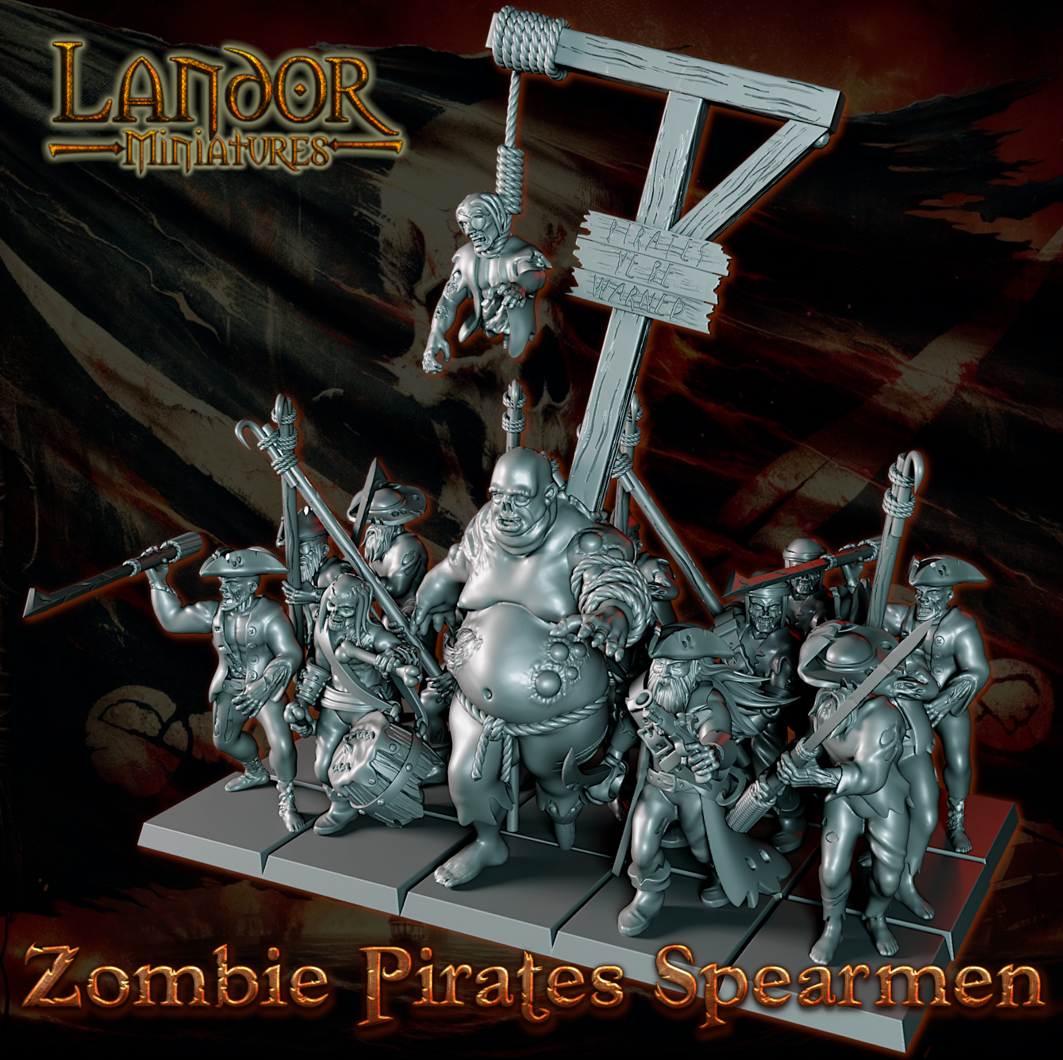Zombie Pirates Spearmen3