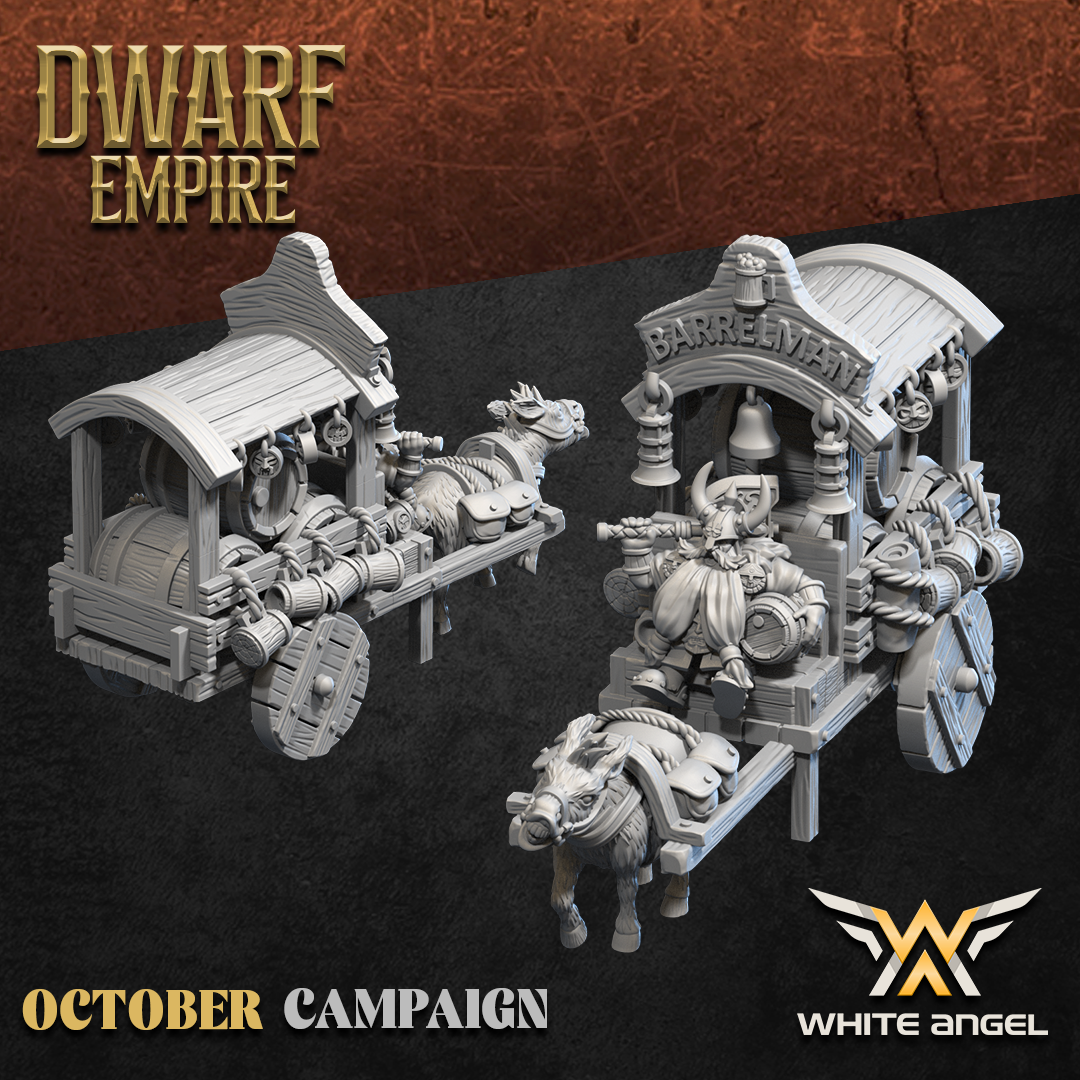 DWARF EMPIRE - BARRELMAN CART 2