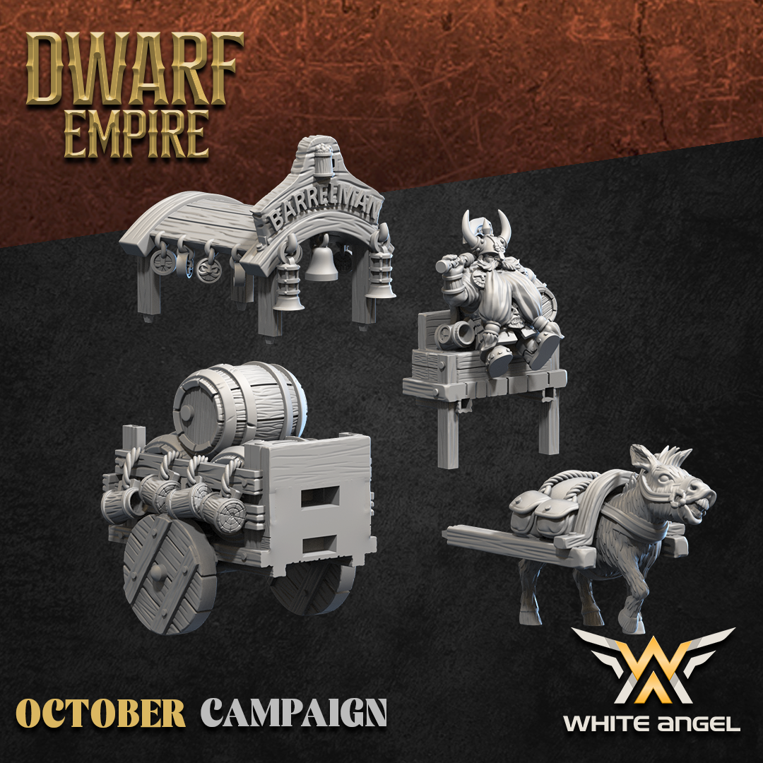 DWARF EMPIRE - BARRELMAN CART 4