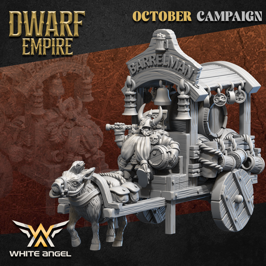 DWARF EMPIRE - BARRELMAN CART 1
