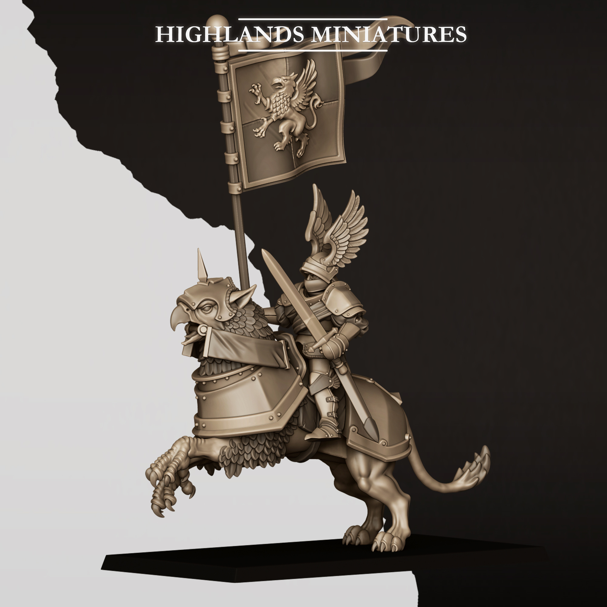 SUNLAND_WINGLESS_GRYPHON_BANNERMAN