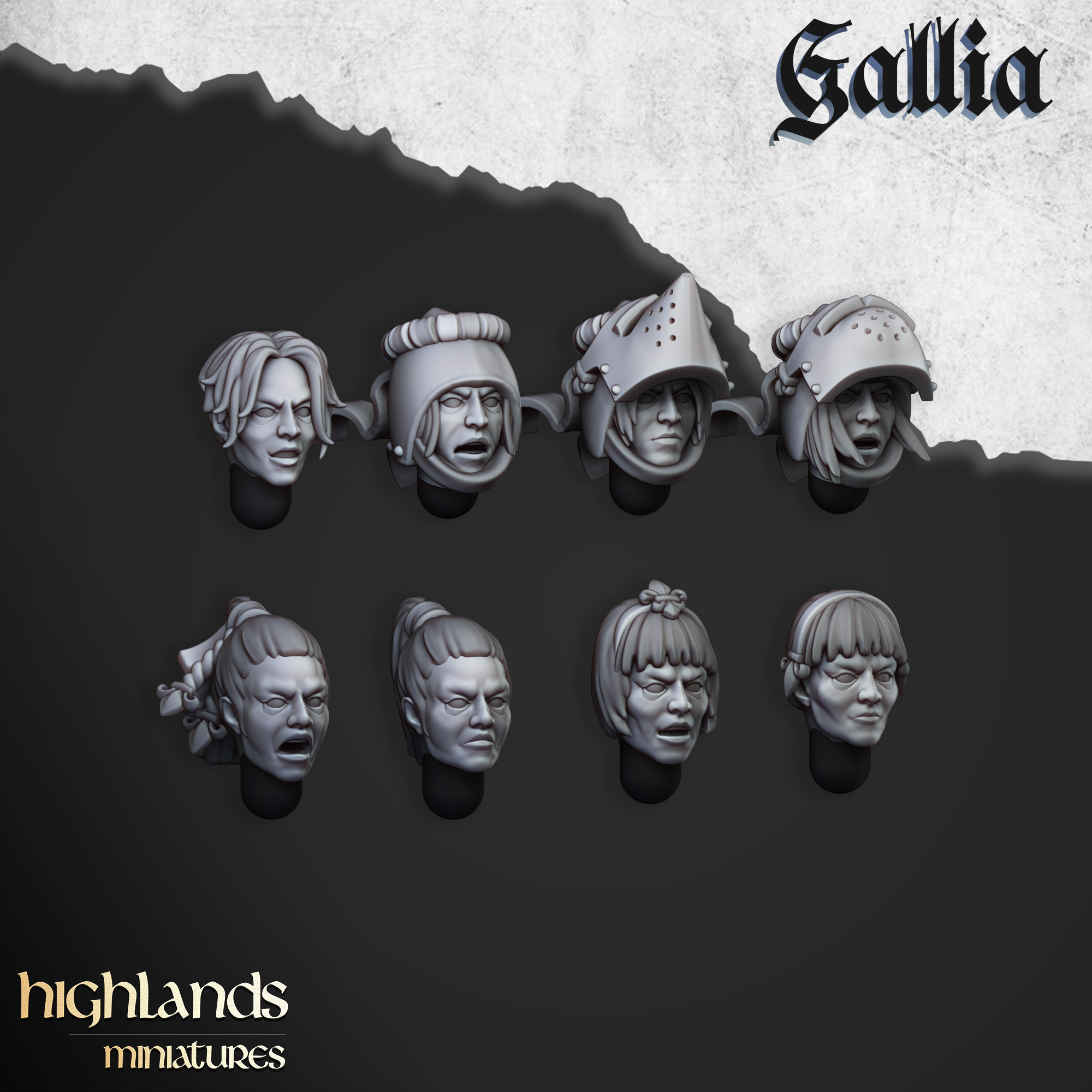 gallia-female-heads