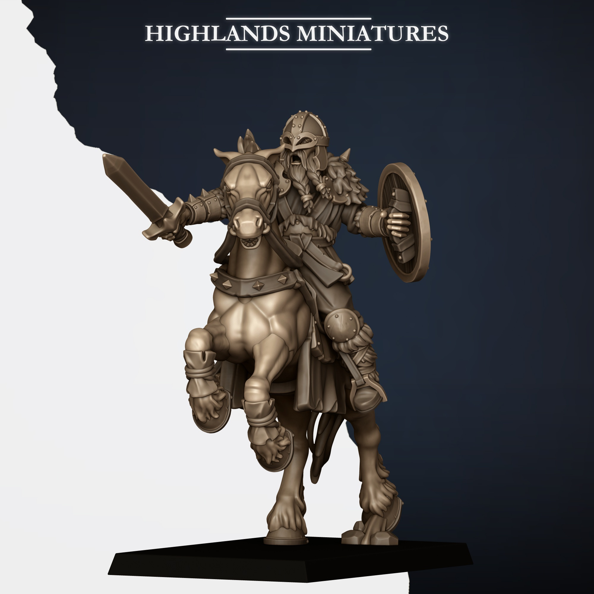 MOUNTED NORSE RAIDER CAPTAIN