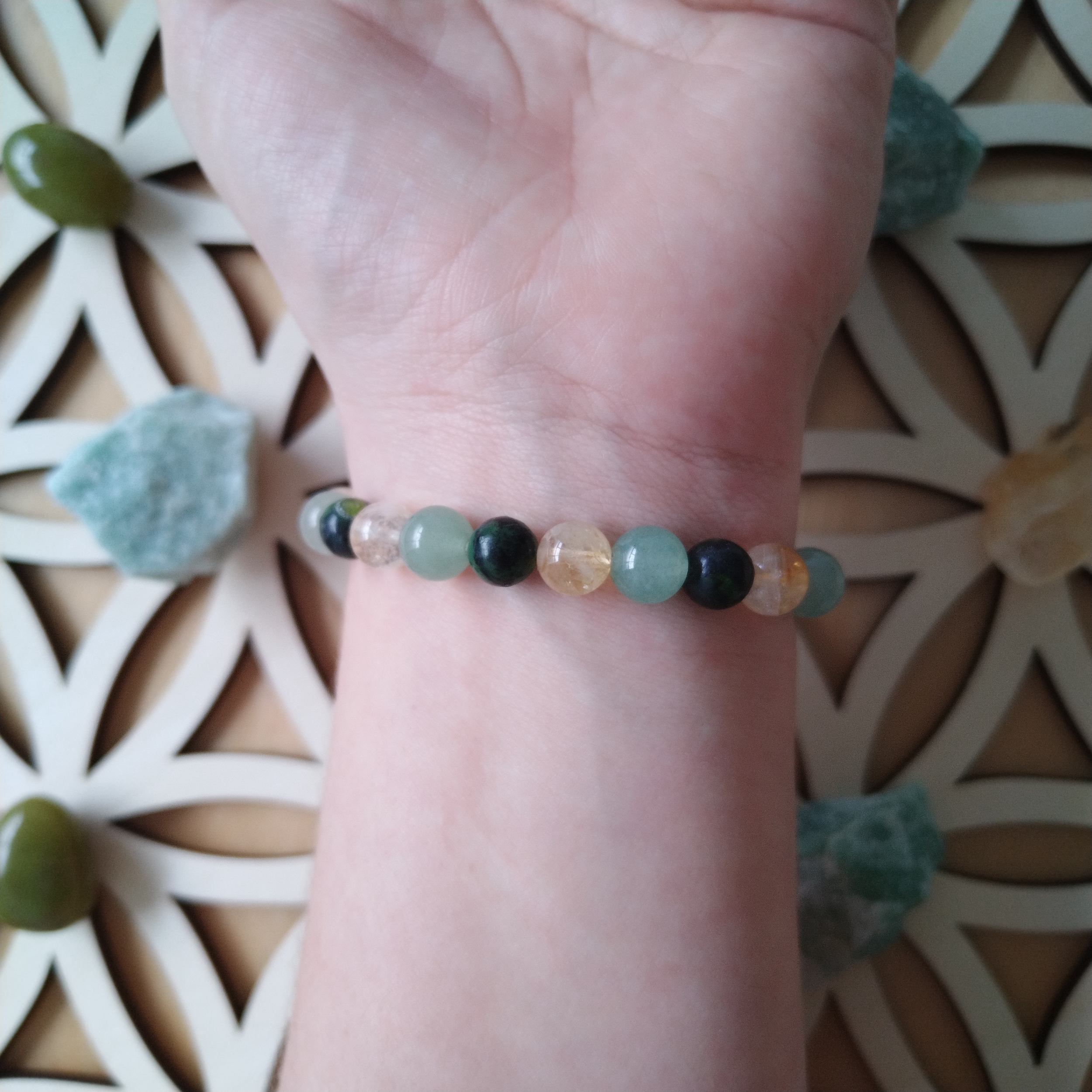 bracelet-chance-prosperite-abondance-creation-personnalisée-teora-lithotherapie-energies-8mm-perles-jade-citrine-aventurine-verte-2