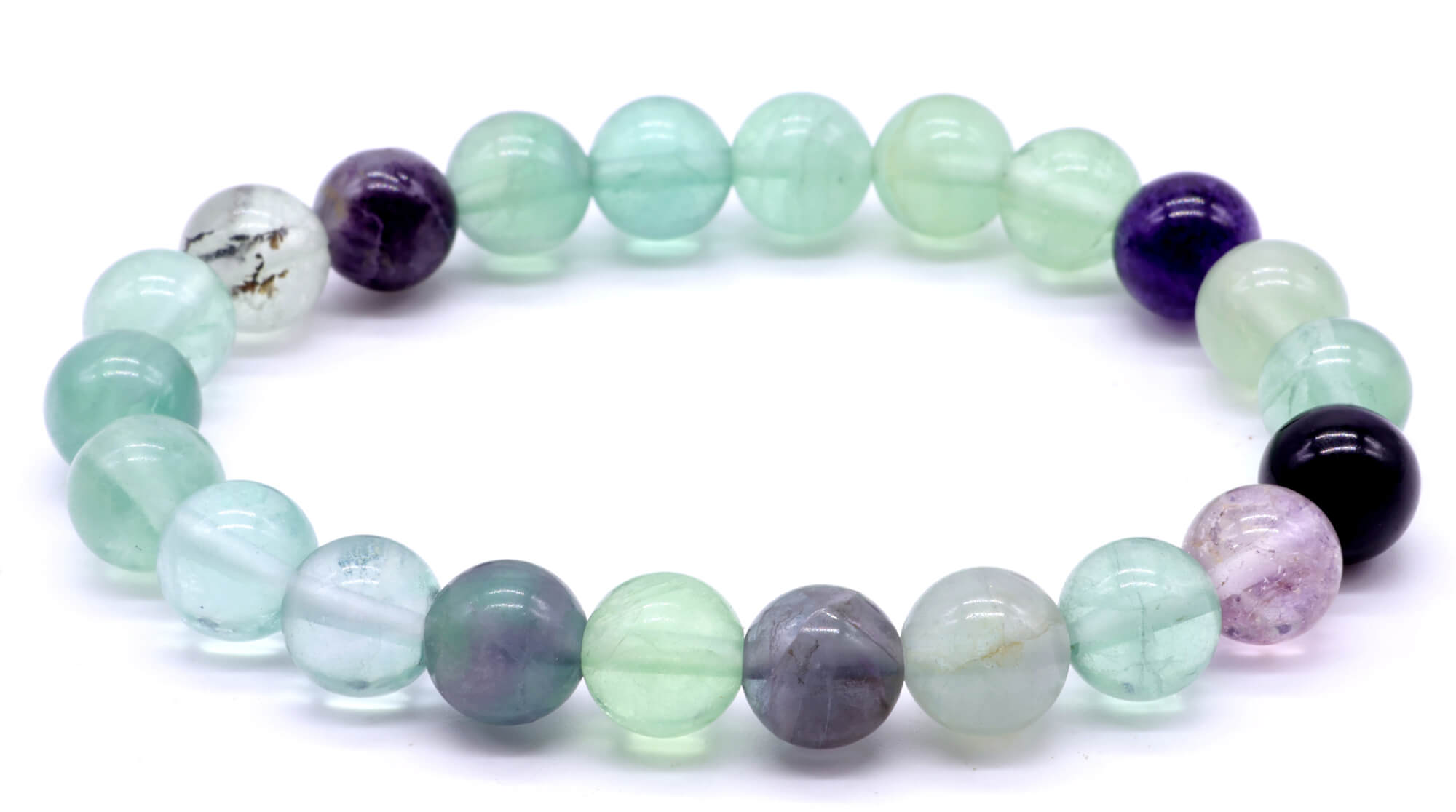 BRACELETFLUORITEARCENCIEL8MM