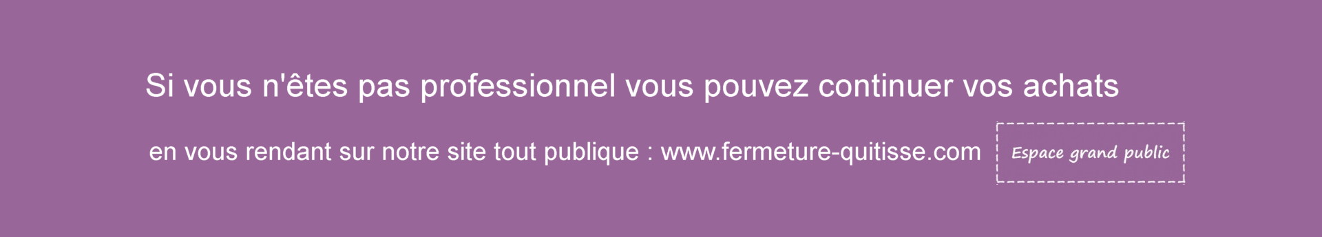 redirection site Fermeture Quitisse
