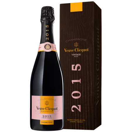 VEUVE CLICQUOT - Vintage 2015 Rosé (En étui)