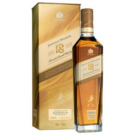 JOHNIE WALKER 18 ANS - Bouteille sous étui
