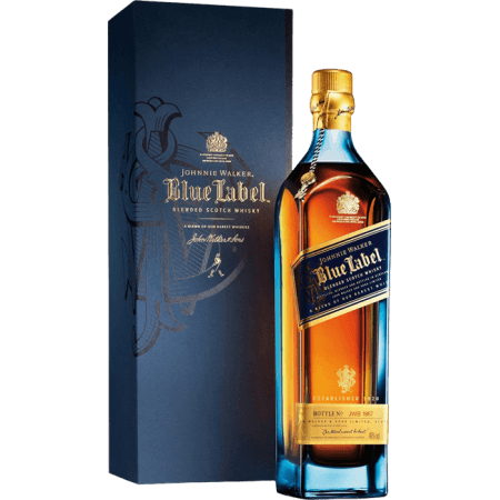 JOHNIE WALKER BLUE LABEL - Bouteille sous étui