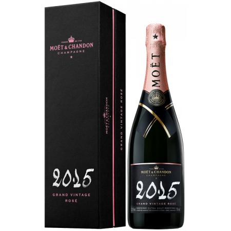 MOET ET CHANDON - Grand Vintage Rosé 2015 (Bouteille sous étui)