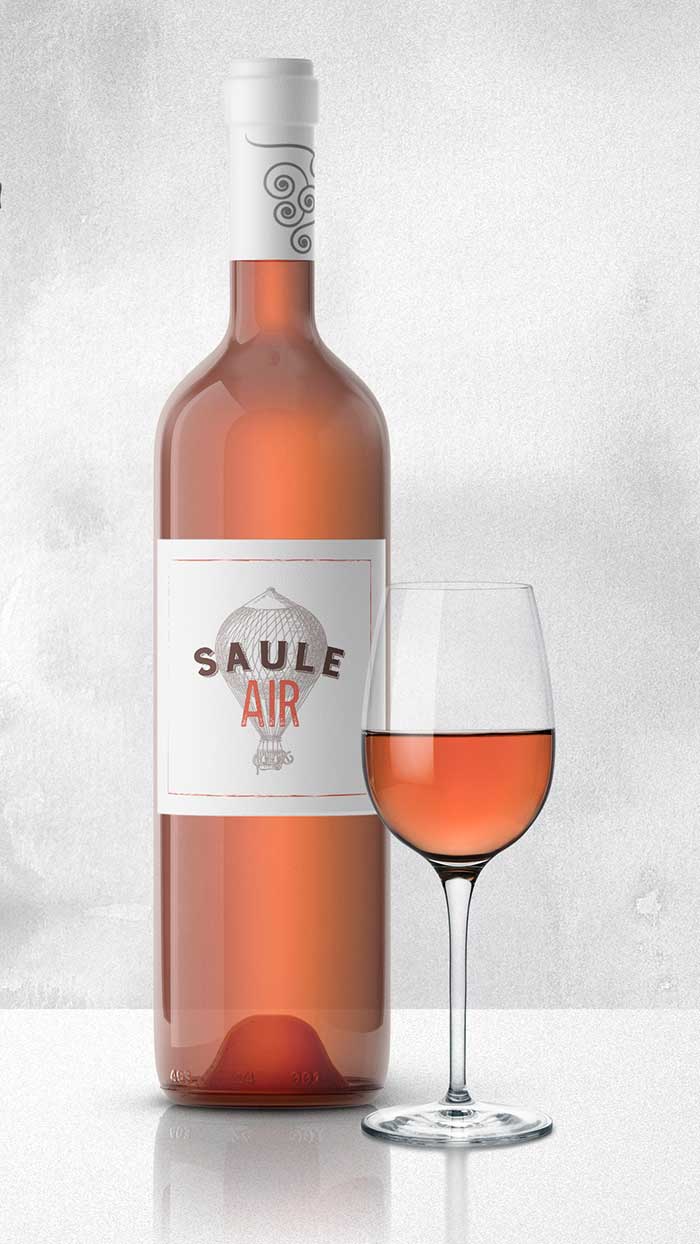 LES 3 SAULES -Cuvée Saule Air Rosé 2021