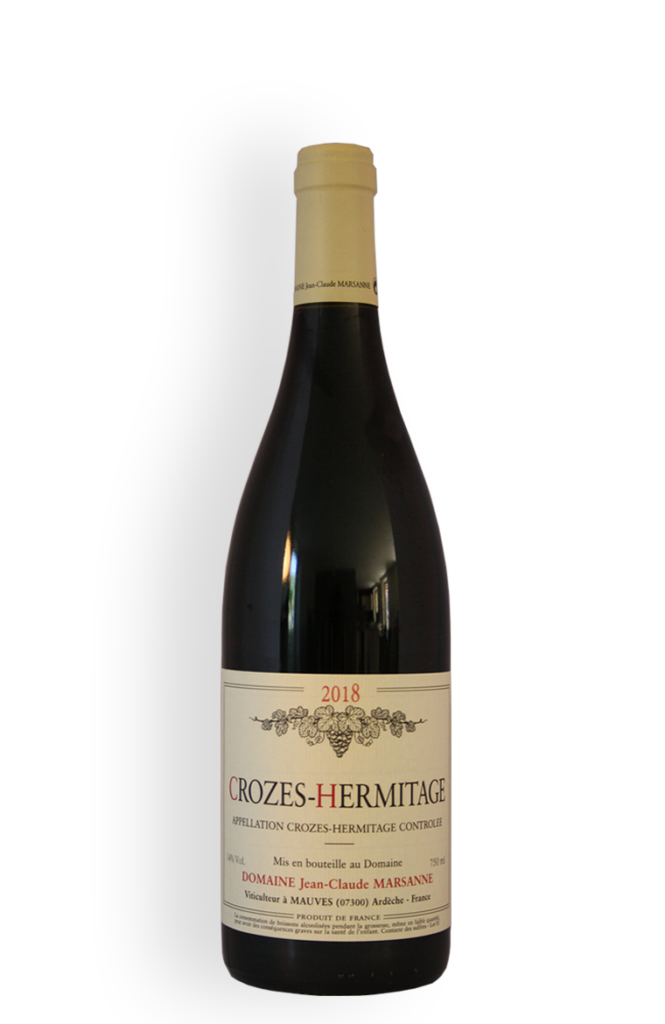 Domaine Jean-Claude MARSANNE : Crozes Hermitage rouge 2022