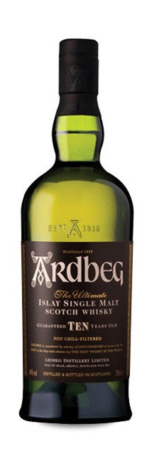 WHISKY ARDBEG Bouteille sous étui 10 ANS