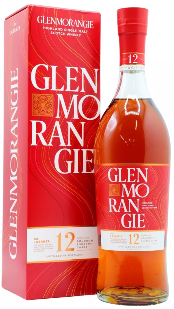 GLENMORANGIE  bouteille sous étui 12 ans The Lasanta