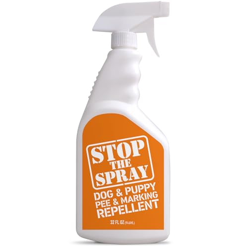 EBPP Stop the Spray - Dog & Puppy Pee Marking Repellent - Pet Training Spray - Puppy Potty Training Spray for Dogs - Dog Pee Stopper - Pee Deterrent for Dogs - No Marking Spray for Dogs Indoor 32oz