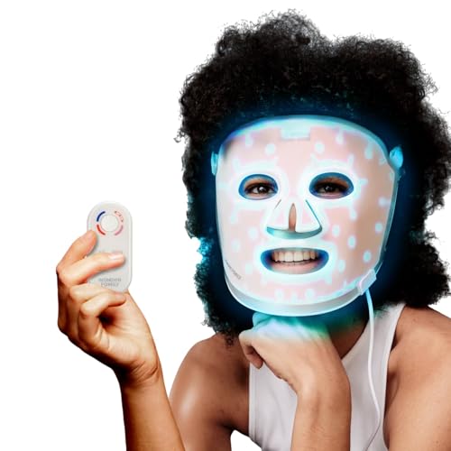 LED Face Mask Light Therapy - Red Light Therapy for Face & Blue Light Therapy in 1 LED Light Mask for Face - Red Light Face Mask LED Light Therapy for Face Light Therapy Device - LED Mask Skincare