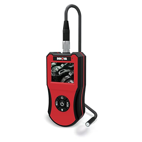 Innova 3380 Borescope Inspection Camera - Handheld 2.7 LCD with 6 LED Light, IP67 Waterproof Digital Camera for Mechanics and DIYers - 6 x 3 x 2 inches