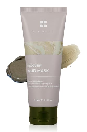 BRMUD [Cardi B Mask] Recovery Mud Clay Face Mask | K-Mud | Hydrating & Moisturizing Deep Pore Korean Face Mask 91.8% Nature-Derived Ingredients | K Beauty Face Body Mud Mask (3.72 fl oz)