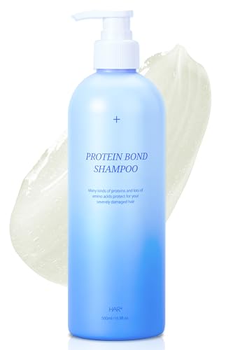 HAIR PLUS Velvet Protein Shampoo for Men & Women - Nourishing Formula for Dry, Damaged Hair and Sensitive Scalp (500ml, 16.9fl oz)