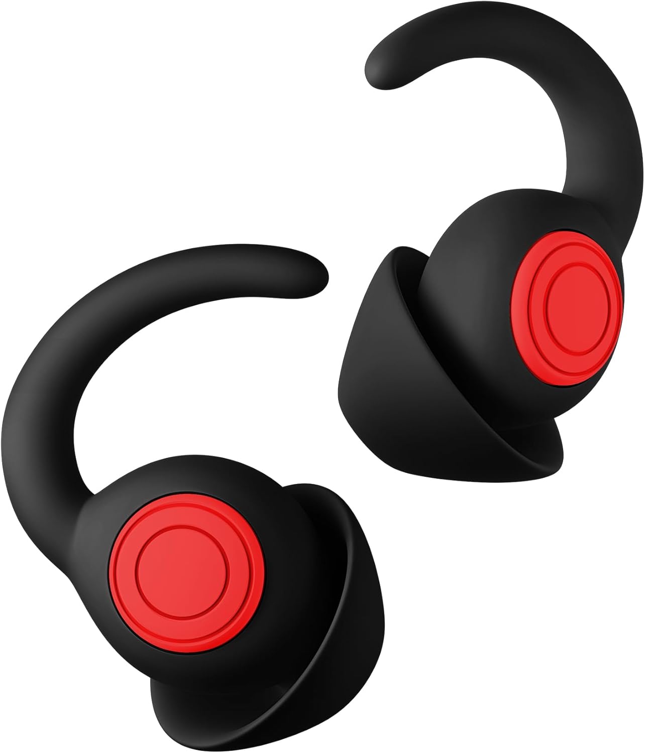 Noise Reduction Earplugs for Sleep - Reusable Hearing Protection - Black