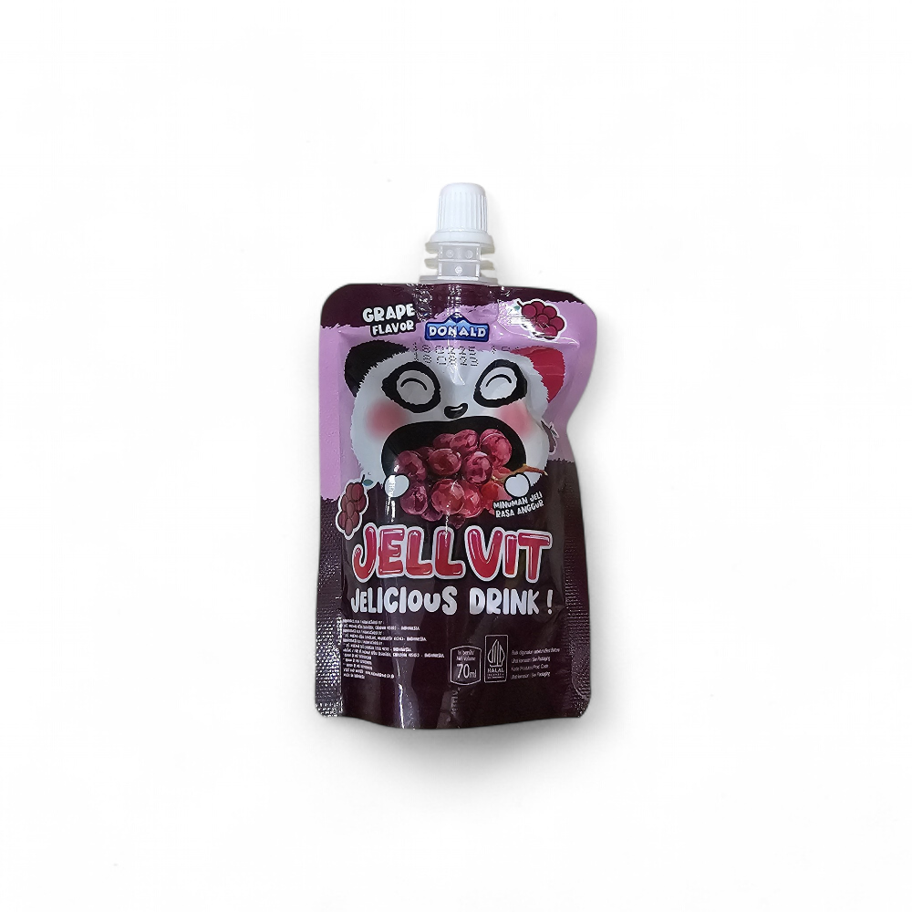 Jell vit gust grape