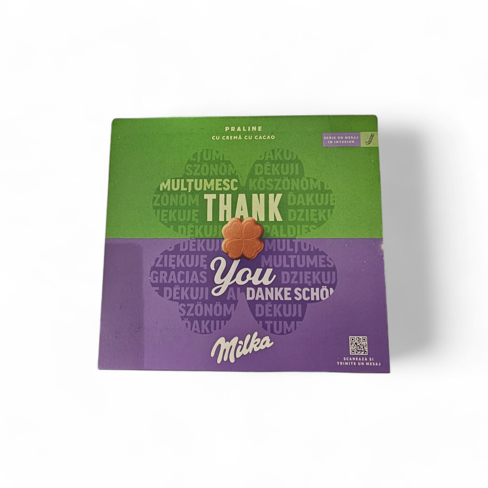 Milka tank you praline