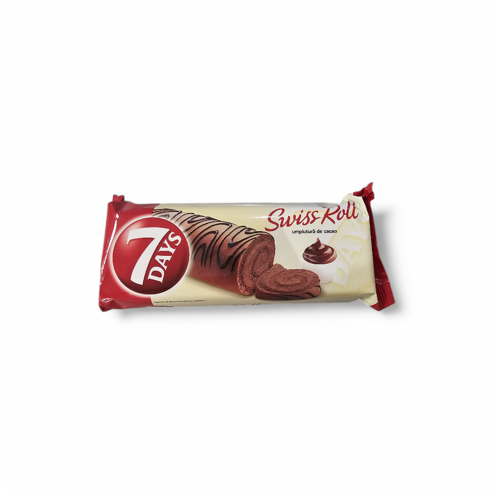 7 days suisse roll cacao