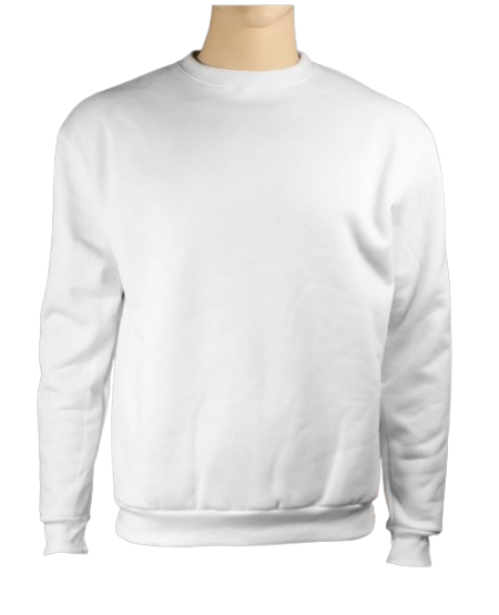 sweat blanc unisexe
